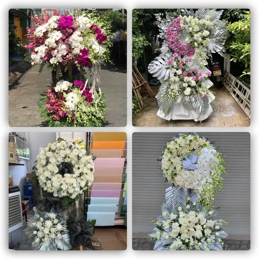 Mẫu hoa đám tang tham khảo ở Xã Đan Phượng, Thành phố Hà Nội