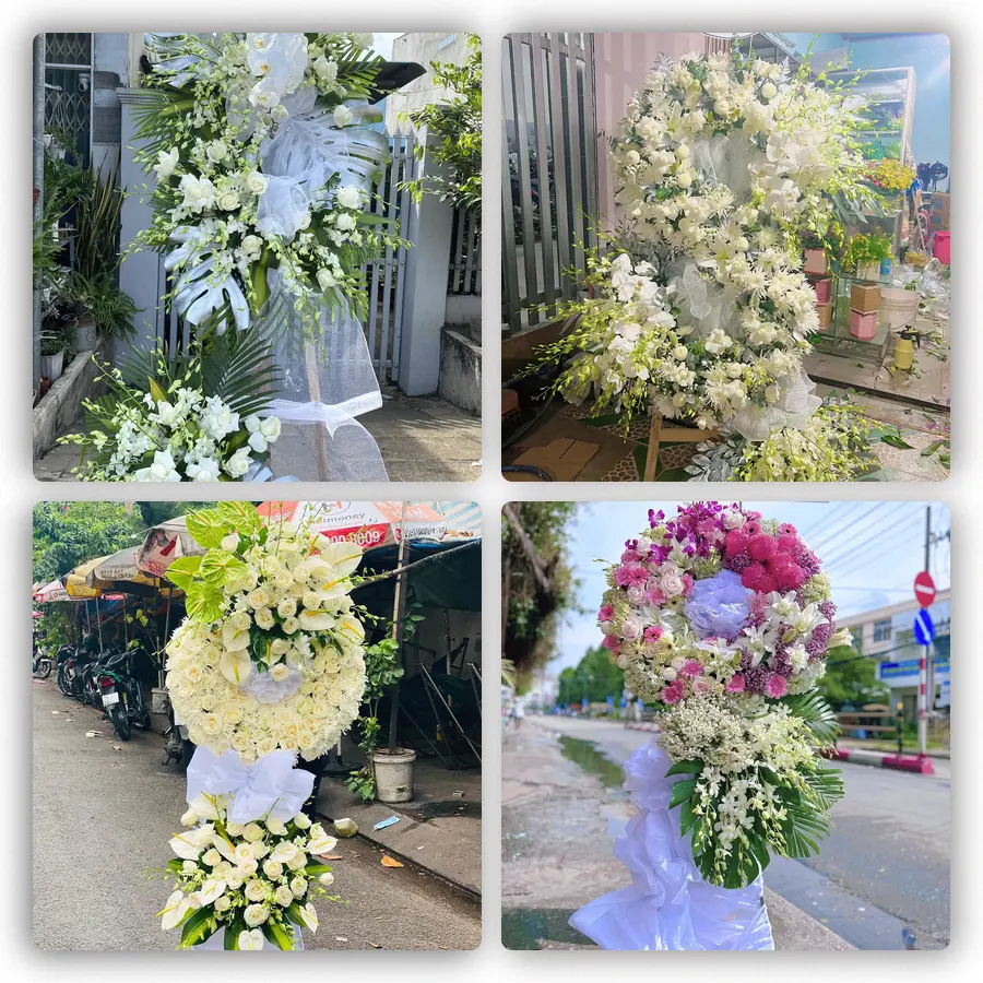 Mẫu hoa đám tang tham khảo ở Xã Dầu Giây, Tỉnh Đồng Nai