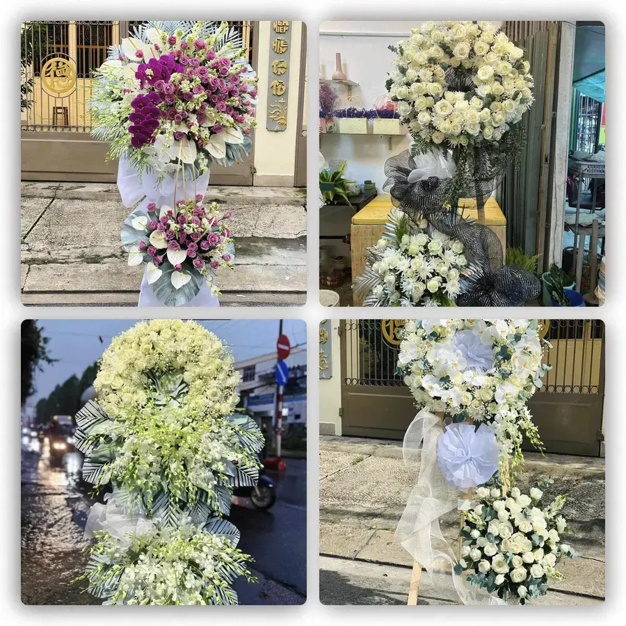 Mẫu hoa đám tang tham khảo ở Xã Hưng Đạo, Thành phố Hà Nội