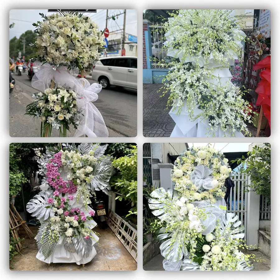 Mẫu hoa đám tang tham khảo ở Xã Kiến Xương, Tỉnh Hưng Yên