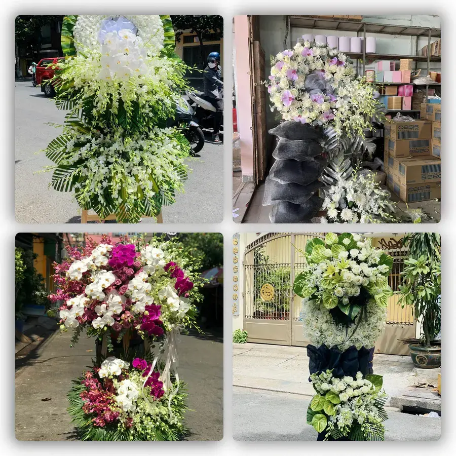 Mẫu hoa đám tang tham khảo ở Xã Kiều Phú, Thành phố Hà Nội
