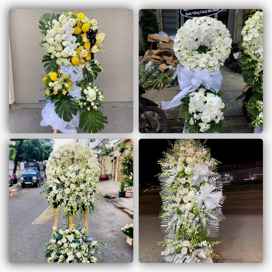 Mẫu hoa đám tang tham khảo ở Xã Nông Cống, Tỉnh Thanh Hóa