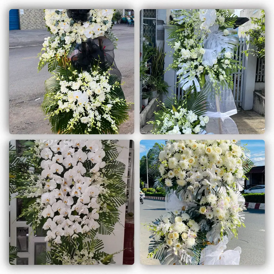 Mẫu hoa đám tang tham khảo ở Xã Phù Ninh, Tỉnh Phú Thọ