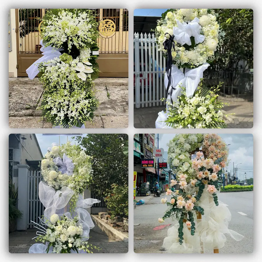 Mẫu hoa đám tang tham khảo ở Xã Phước Thạnh, Tỉnh Tây Ninh