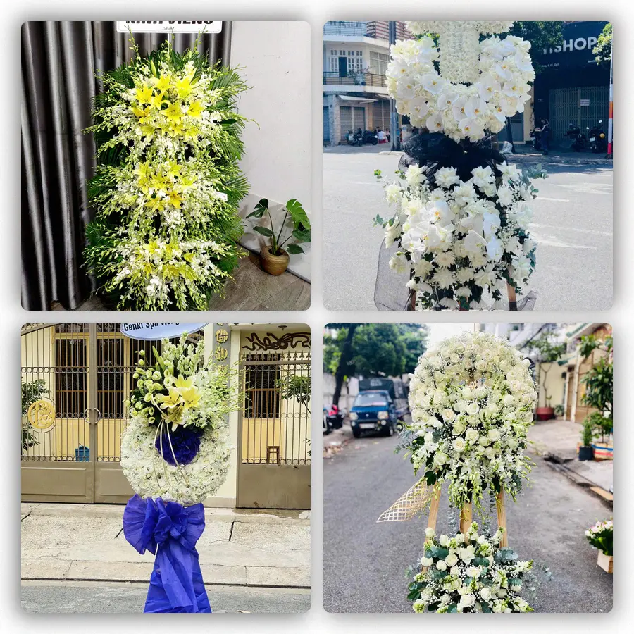 Mẫu hoa đám tang tham khảo ở Xã Quảng Bình, Tỉnh Thanh Hóa