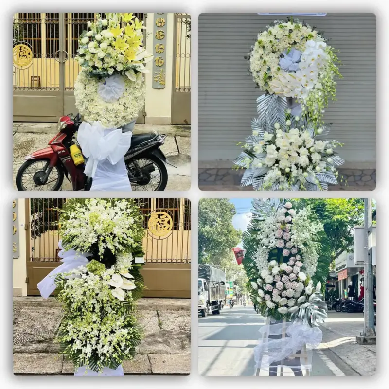 Đặt Hoa Đám Tang Tại Xã Quảng Oai, Thành phố Hà Nội