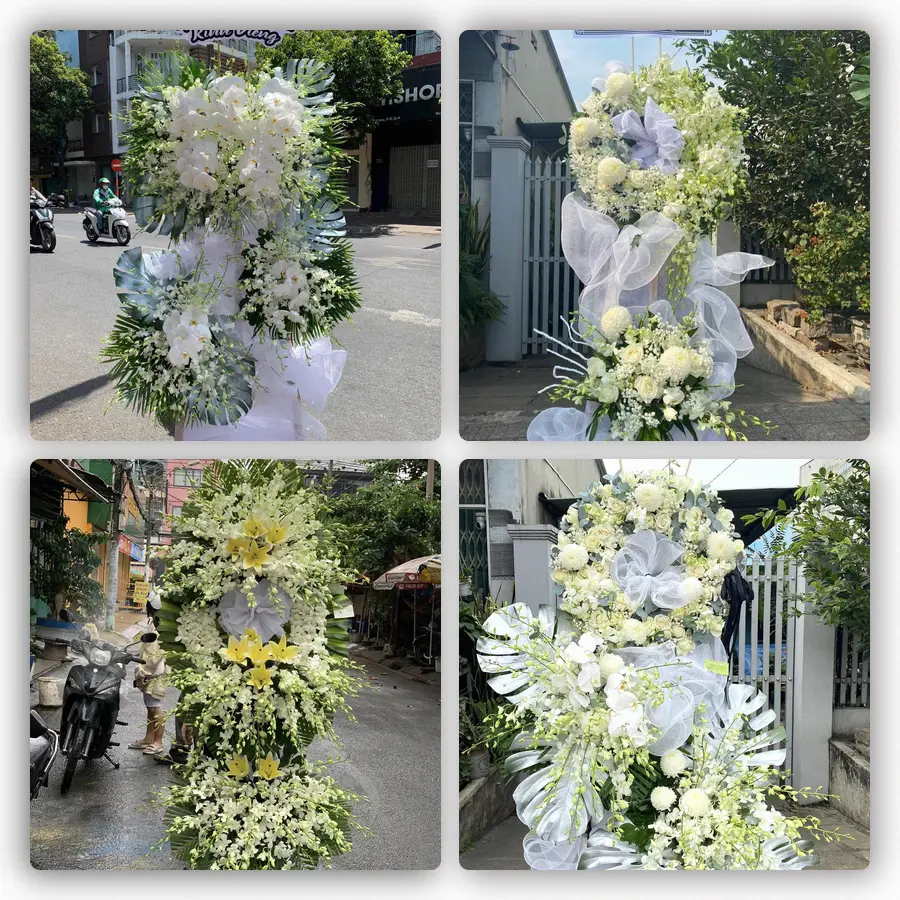 Mẫu hoa đám tang tham khảo ở Xã Tam Dương, Tỉnh Phú Thọ