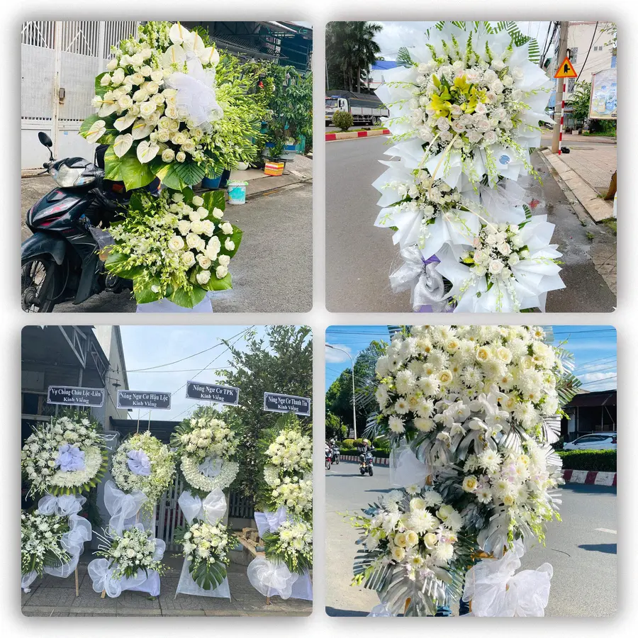 Mẫu hoa đám tang tham khảo ở Xã Tam Xuân, Thành phố Đà Nẵng