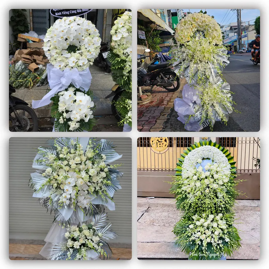 Mẫu hoa đám tang tham khảo ở Xã Tân Thành Bình, Tỉnh Vĩnh Long