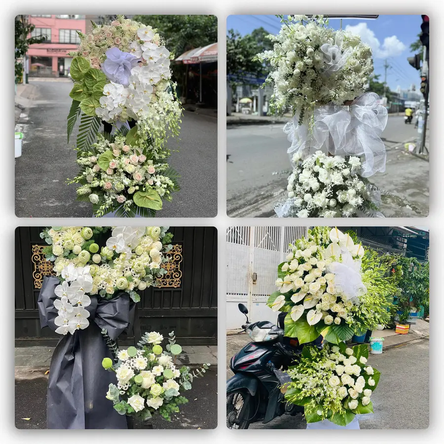 Mẫu hoa đám tang tham khảo ở Xã Thăng An, Thành phố Đà Nẵng