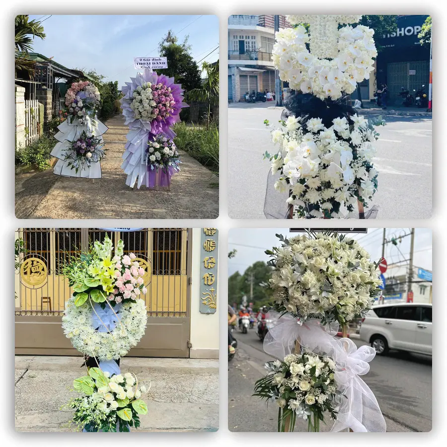 Mẫu hoa đám tang tham khảo ở Xã Thiệu Trung, Tỉnh Thanh Hóa