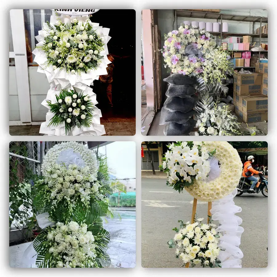 Mẫu hoa đám tang tham khảo ở Xã Tịnh Khê, Tỉnh Quảng Ngãi