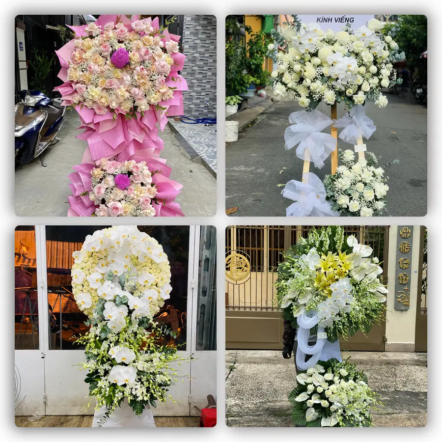 Mẫu hoa đám tang tham khảo ở Xã Tuy Phước, Tỉnh Gia Lai