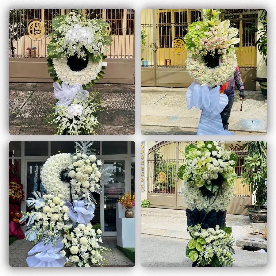 Mẫu hoa đám tang tham khảo ở Xã Vạn Lộc, Tỉnh Thanh Hóa