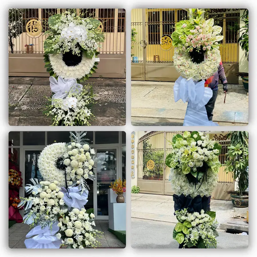 Mẫu hoa đám tang tham khảo ở Xã Vạn Lộc, Tỉnh Thanh Hóa