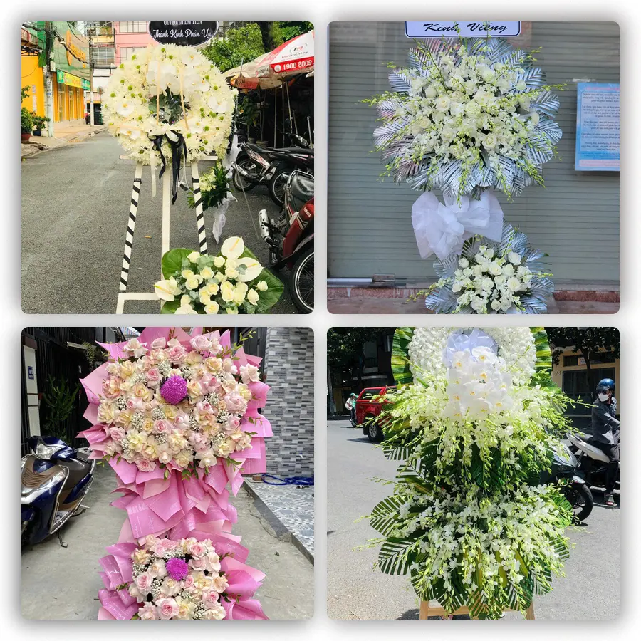 Mẫu hoa đám tang tham khảo ở Xã Vũ Dương, Tỉnh Ninh Bình