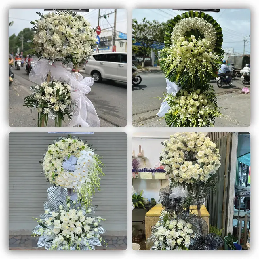 Mẫu hoa đám tang tham khảo ở Xã Xuân Hưng, Tỉnh Ninh Bình