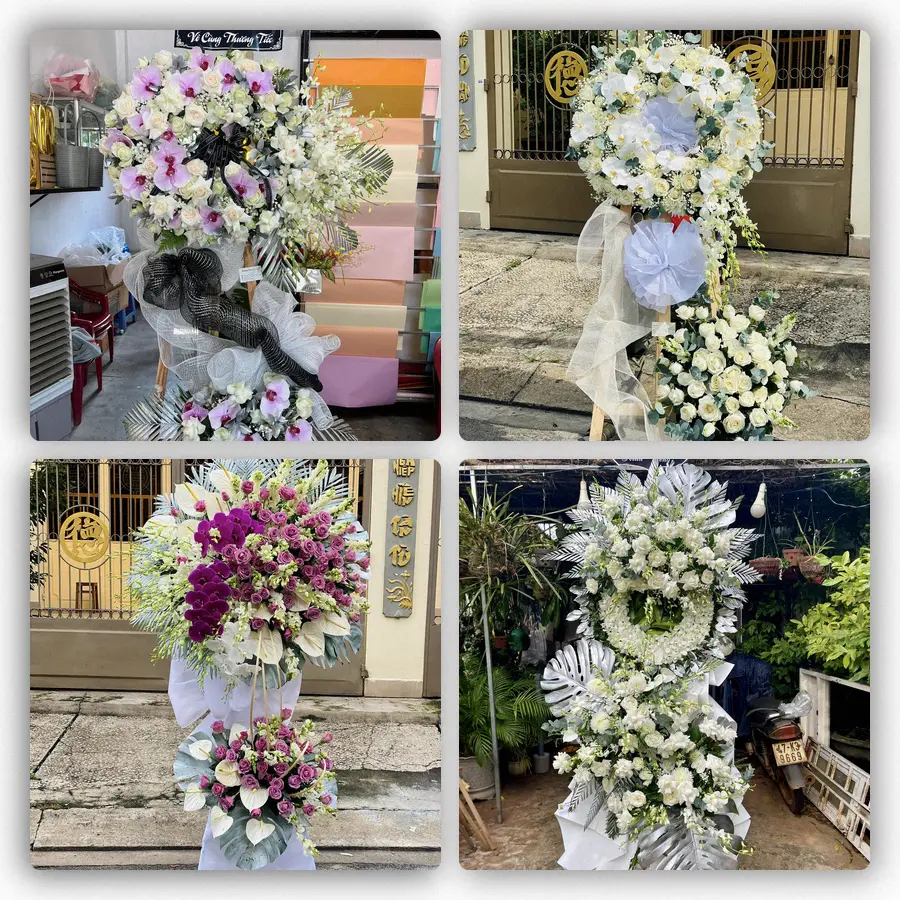 Mẫu hoa đám tang tham khảo ở Xã Yên Khánh, Tỉnh Ninh Bình