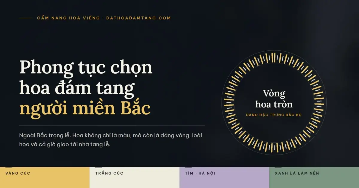 Phong Tục Chọn Hoa Đám Tang Người Miền Bắc
